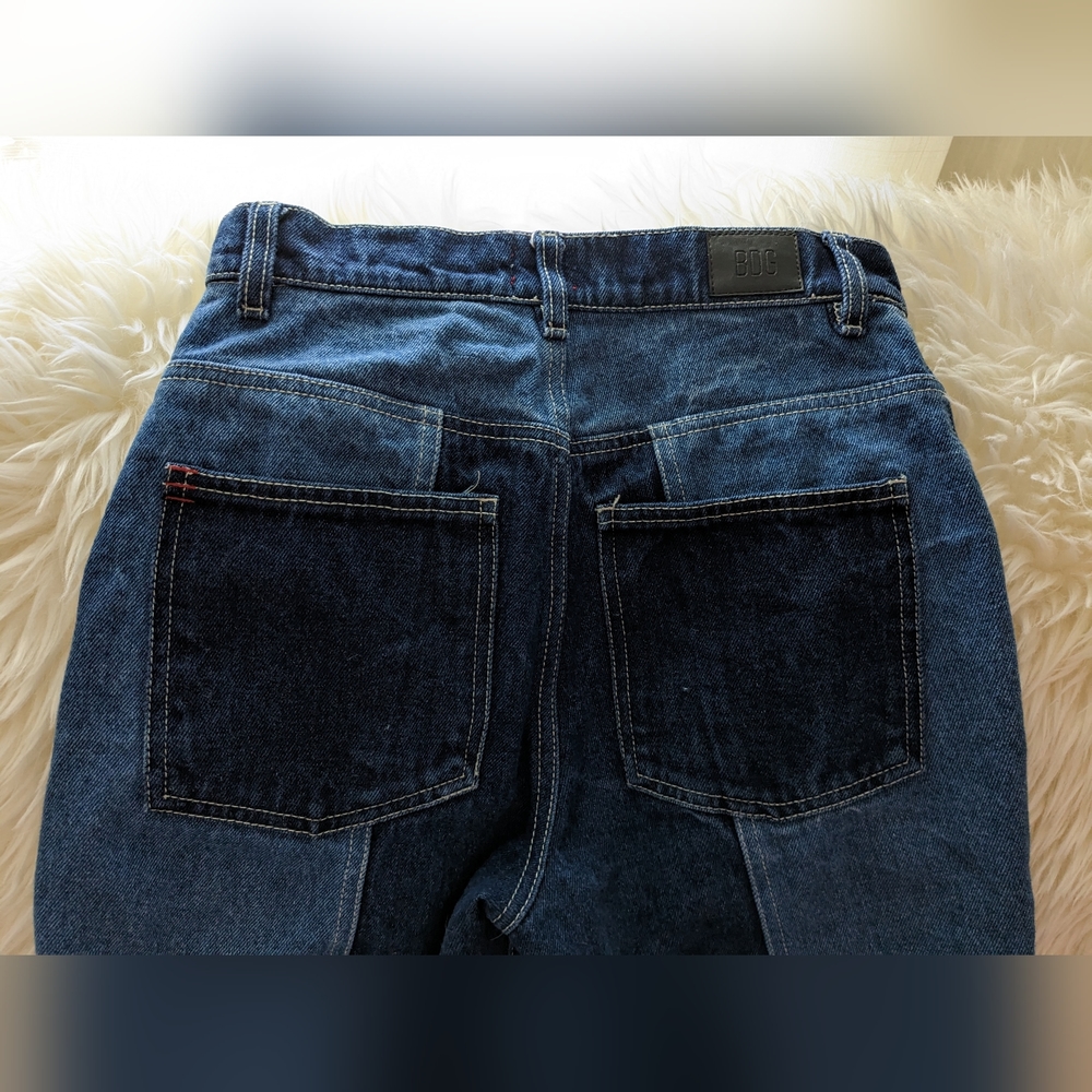 BDG Urban Outfitters High-waisted Colorblock Mom Jeans Sz.24 - Picture 4 of 7